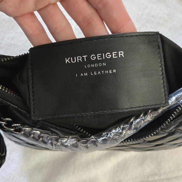 Kurt Geiger Black Quilted NWOT - Picture 9 of 12